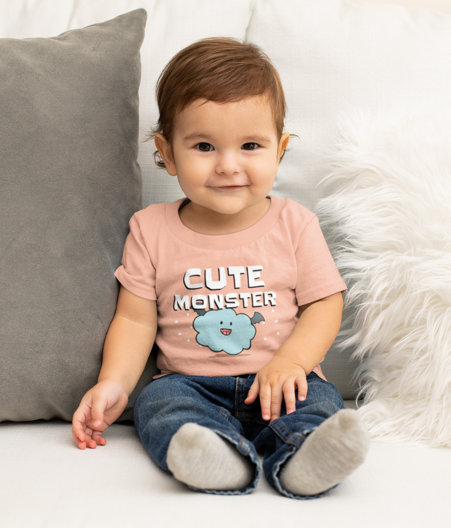 Cute Monster T-Shirt for Boys