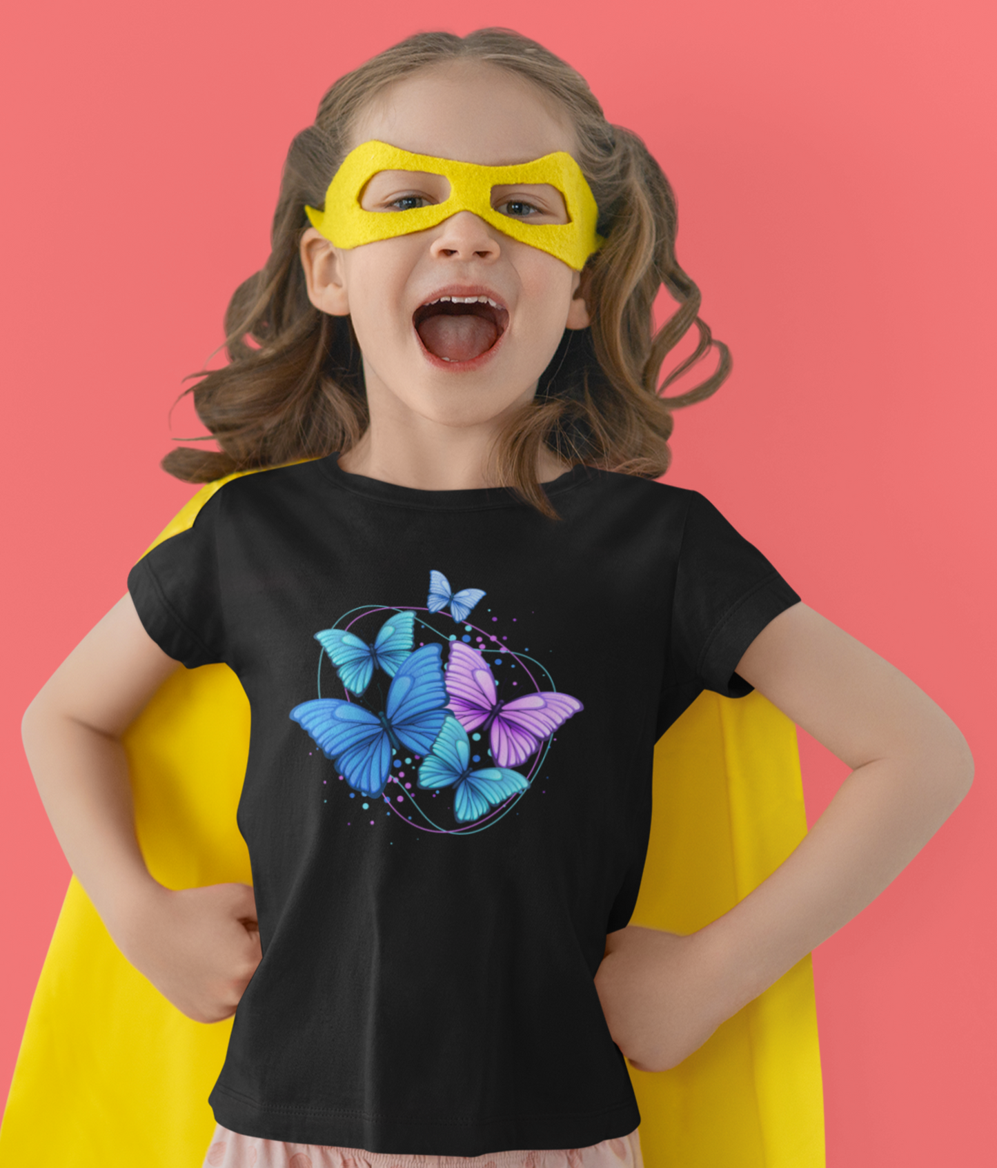 Butterfly Print Baby Girl T-shirt