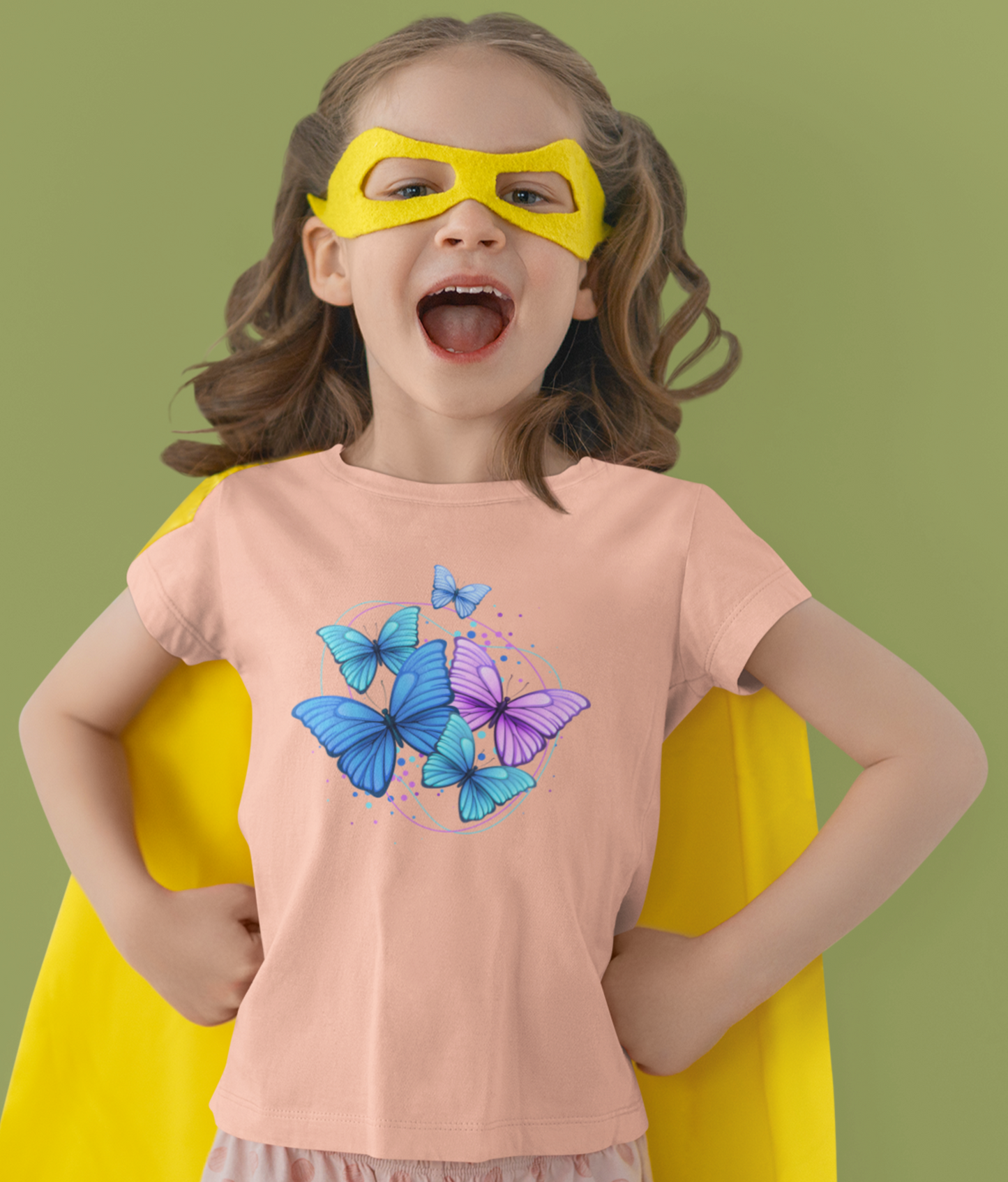 Butterfly Print Baby Girl T-shirt