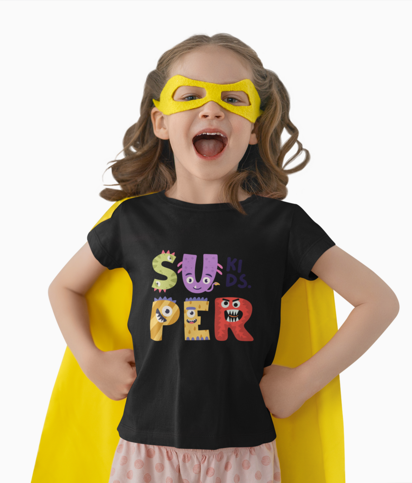Kidiwoo Super Kids Print Girls T-shirt