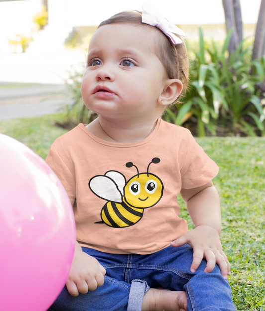Cute Cartoon Bee Print for for Girls