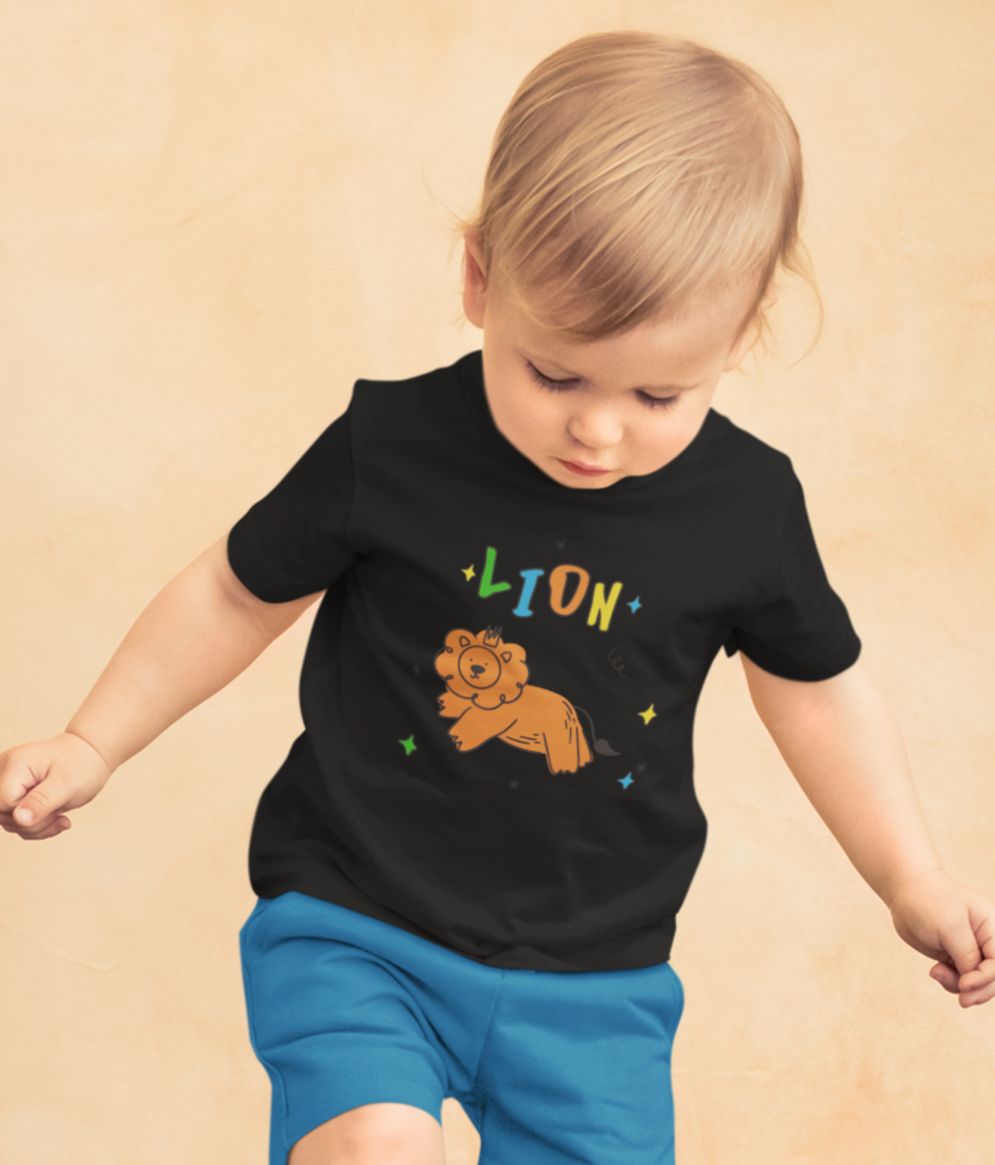 Lion Print T-Shirt for Boys