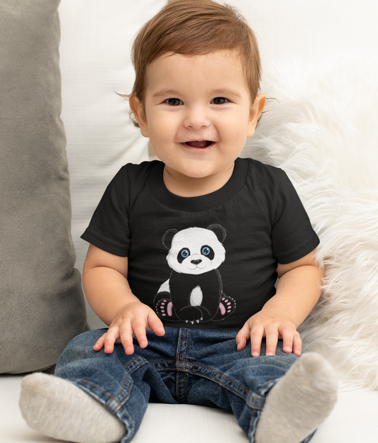 Cute Panda Baby T-Shirt for Boys