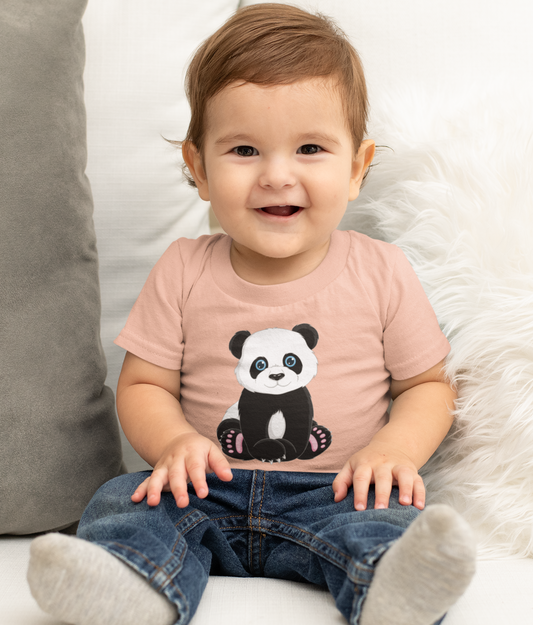 Cute Panda Baby T-Shirt for Boys