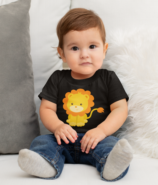 Lion Print Baby T-Shirt for Boys