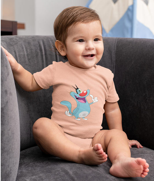 Oggy the Cat Cartoon Character T-shirt for Boys