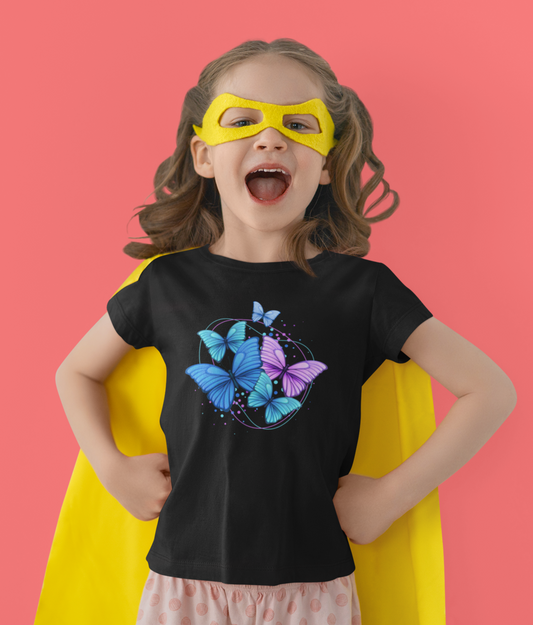 Butterfly Print Baby Girl T-shirt